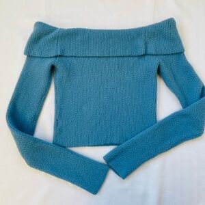 American Eagle Off-Shoulder Women Sweater Medium